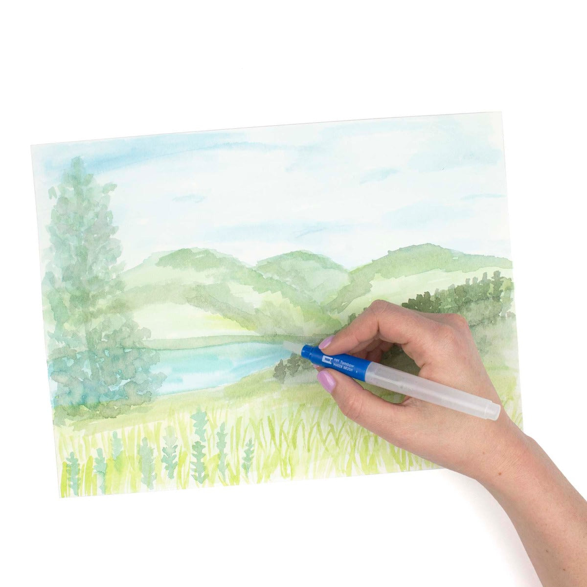 Water Brush, Flat