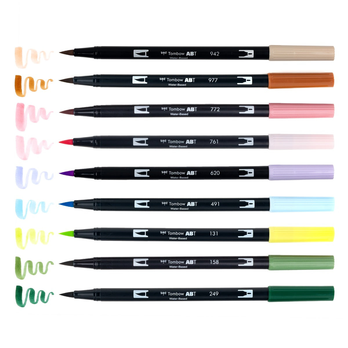 Dual Brush Pen Art Markers, Fairies, 10-Pack