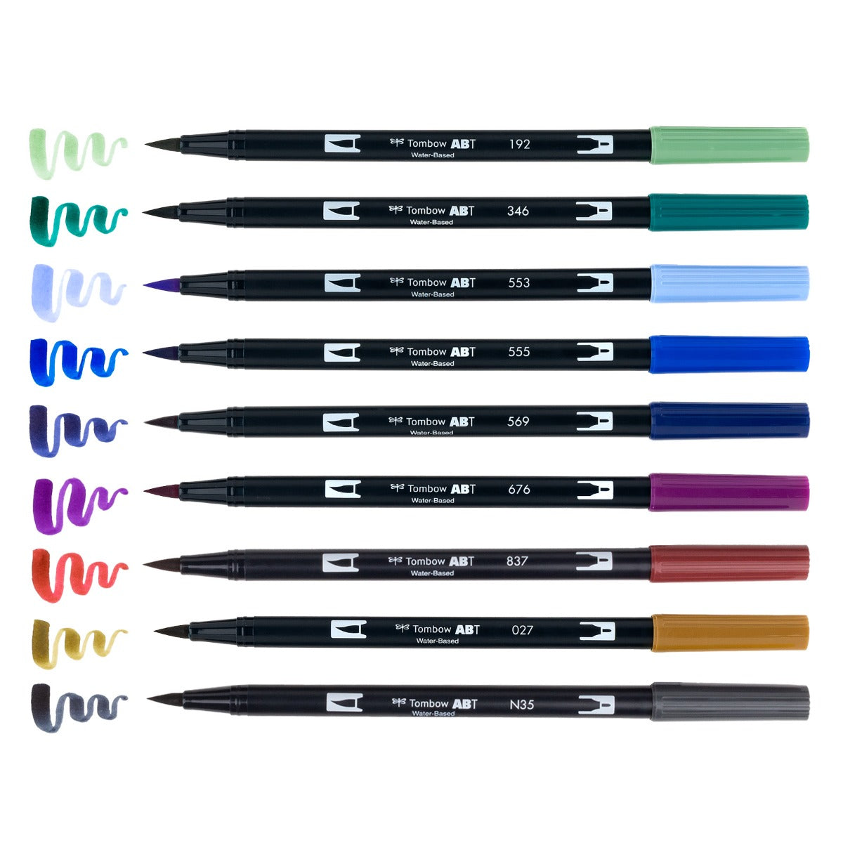 Dual Brush Pen Art Markers, Dragons, 10-Pack – Tombow USA