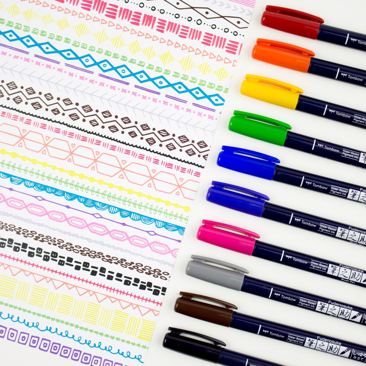Fudenosuke Colors Brush Pen