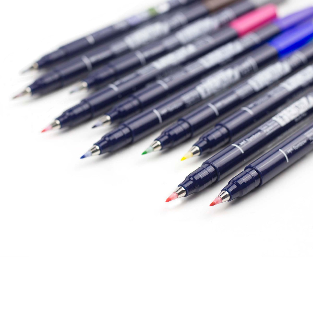 Fudenosuke Colors Brush Pen Set, 10-Pack | Calligraphy & Lettering