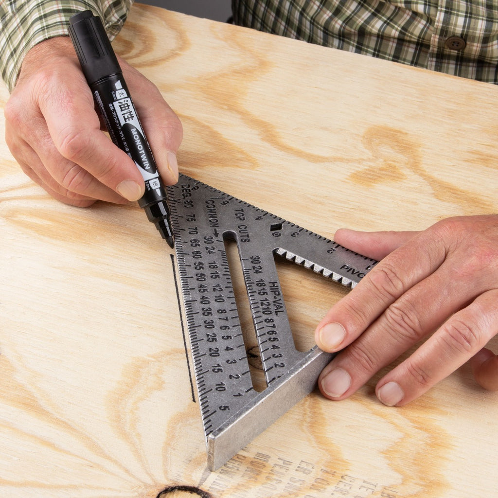 MONO Twin Permanent Marker, Fine & Chisel Tips, Black Ink