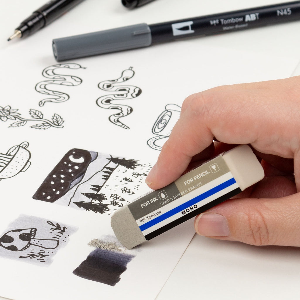MONO Sand and Rubber Eraser