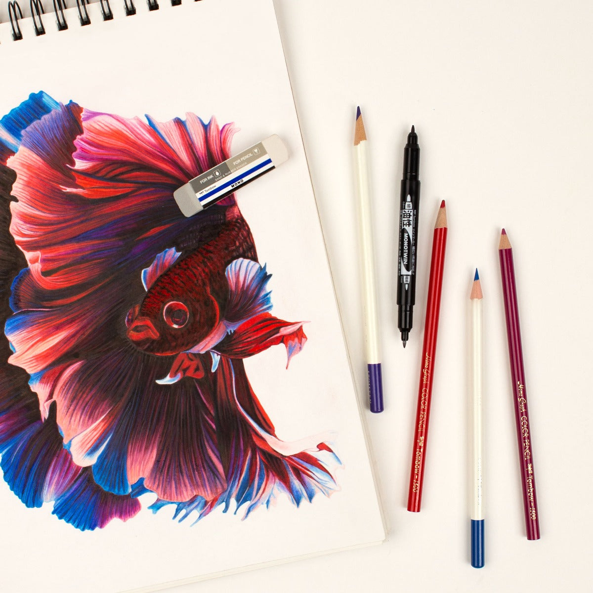 MONO Sand and Rubber Eraser