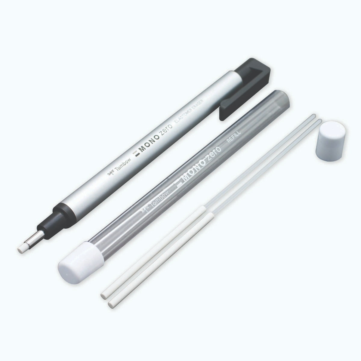 MONO Zero Round Eraser + Refill Value Pack