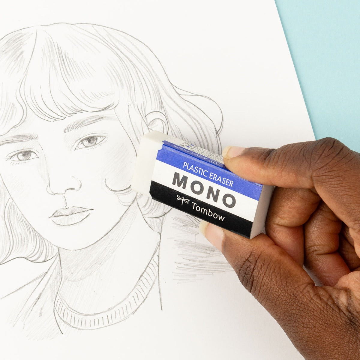 MONO Eraser, White, Medium