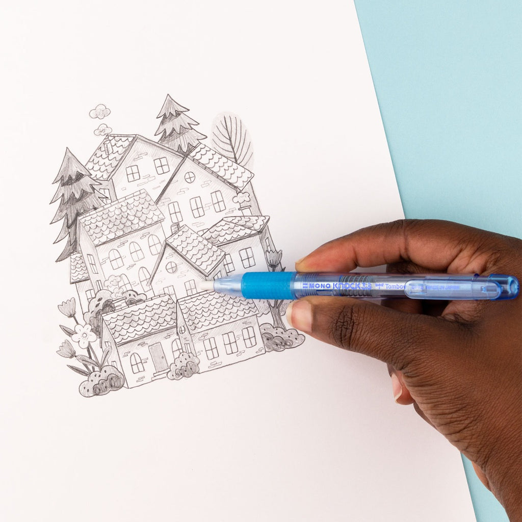 MONO Knock Eraser, Blue