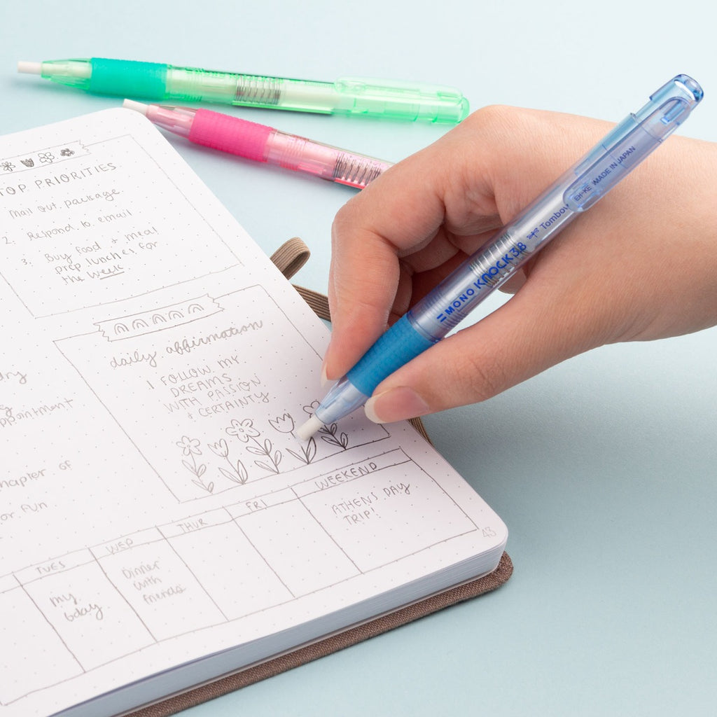 MONO Knock Eraser, Blue