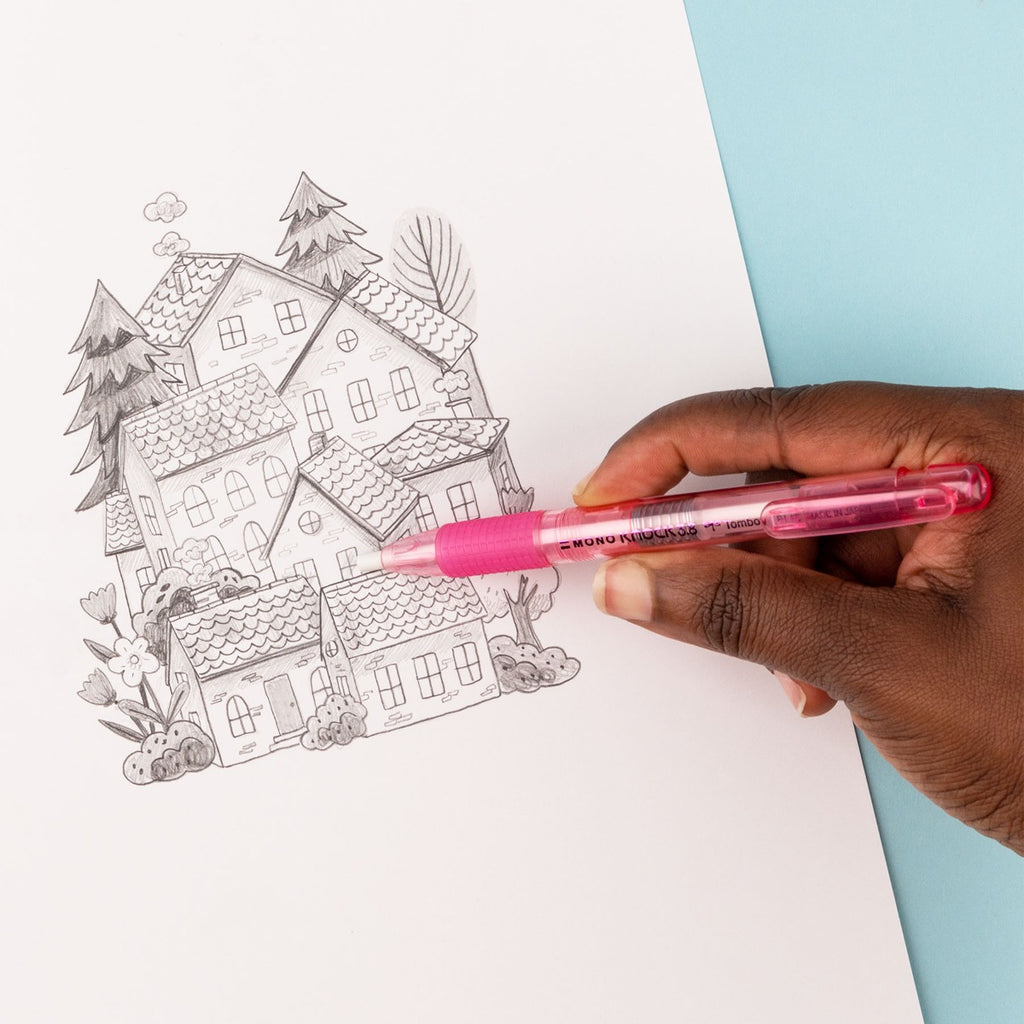 MONO Knock Eraser, Pink