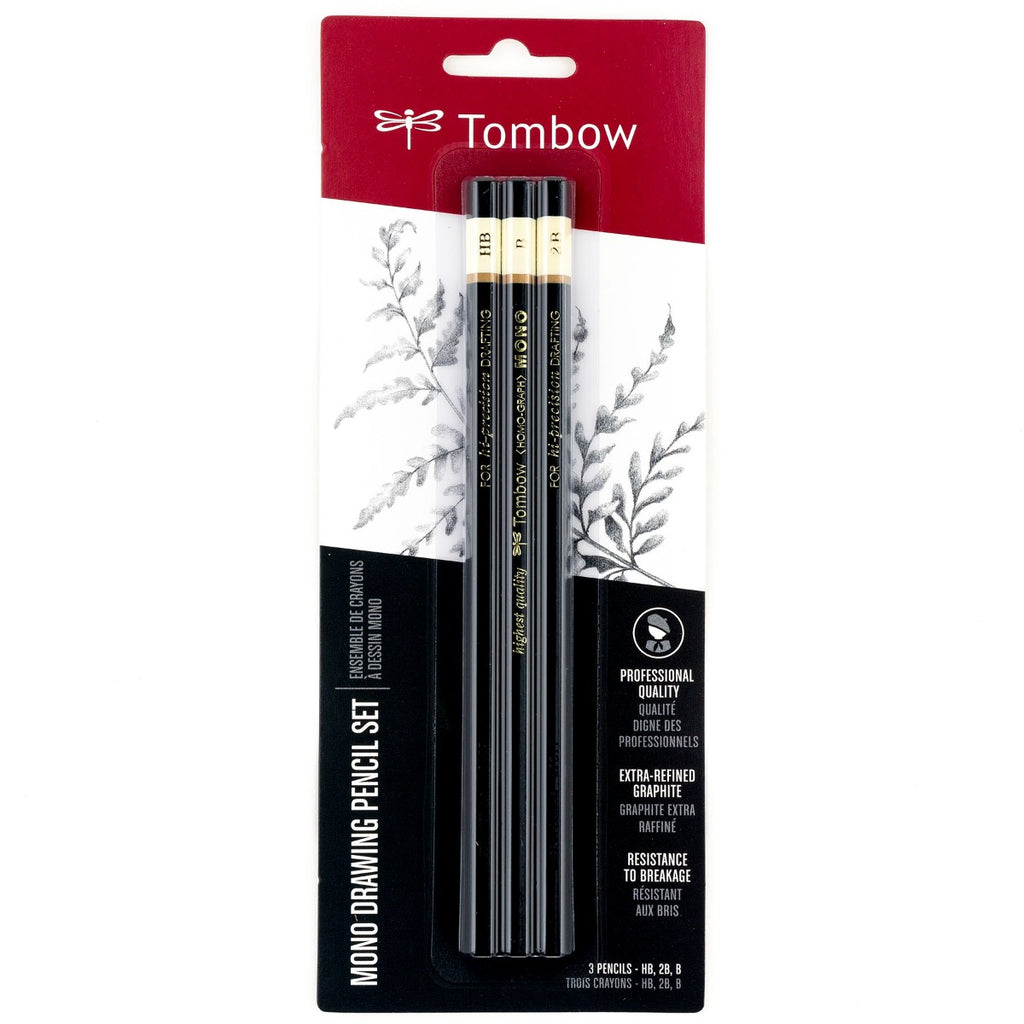 MONO Drawing Pencil Set, 3 Pack