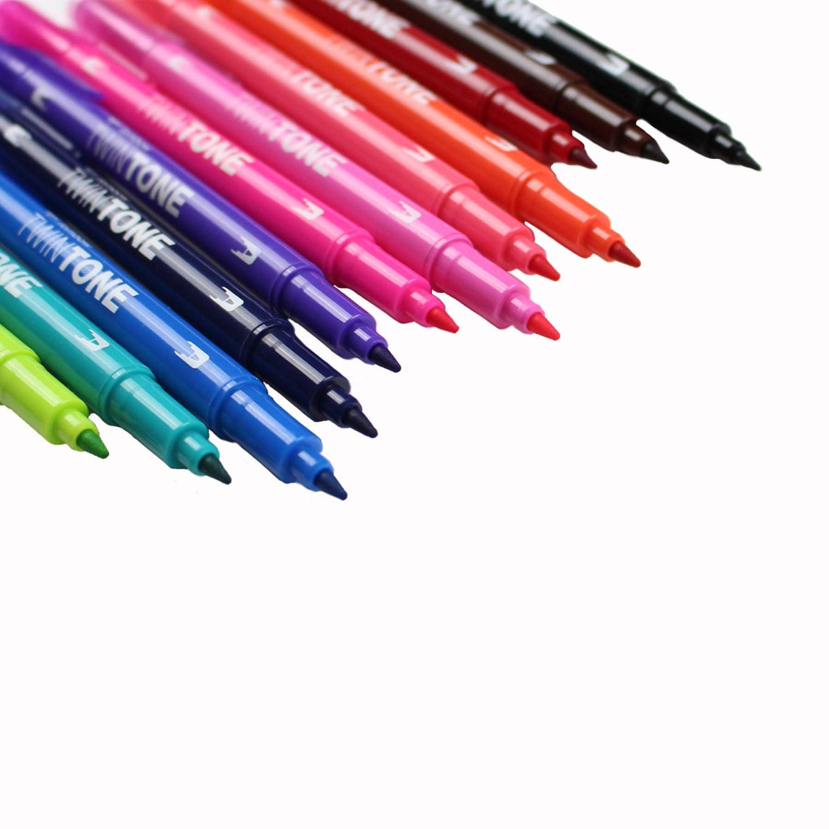 TwinTone Marker Set, 12-Pack Bright
