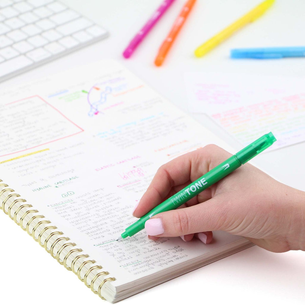 TwinTone Marker Set, 12-Pack Rainbow