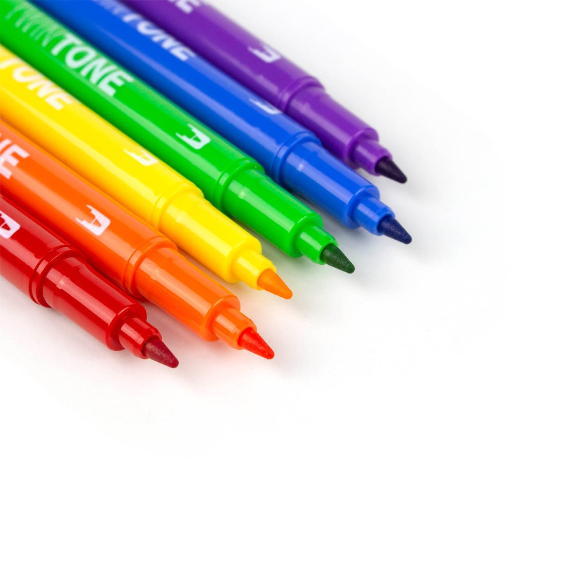 TwinTone Marker Set, 6-Pack Rainbow