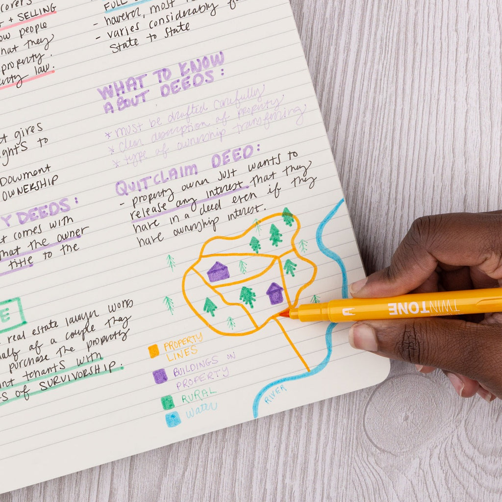 TwinTone Marker Set, 6-Pack Pastel