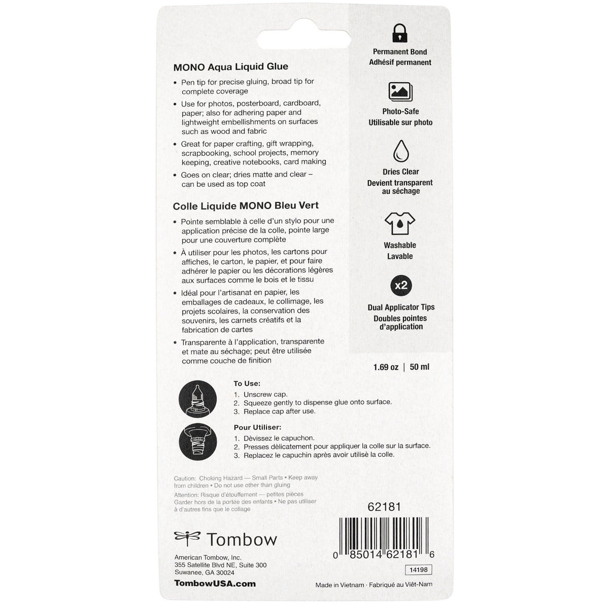 MONO Aqua Liquid Glue, Carded