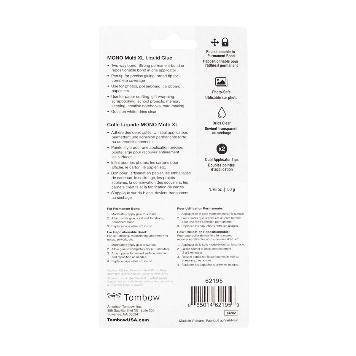 MONO Multi XL Liquid Glue, Carded