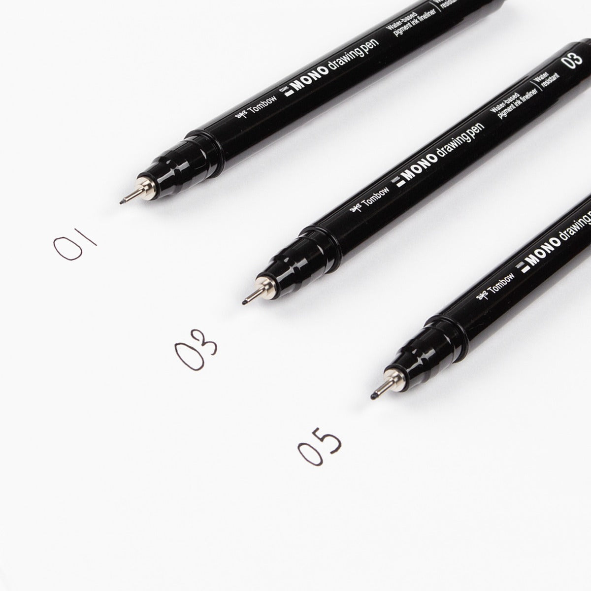 MONO Professional Drawing Pen Set, 3-Pack | Tombow USA Pen Sets