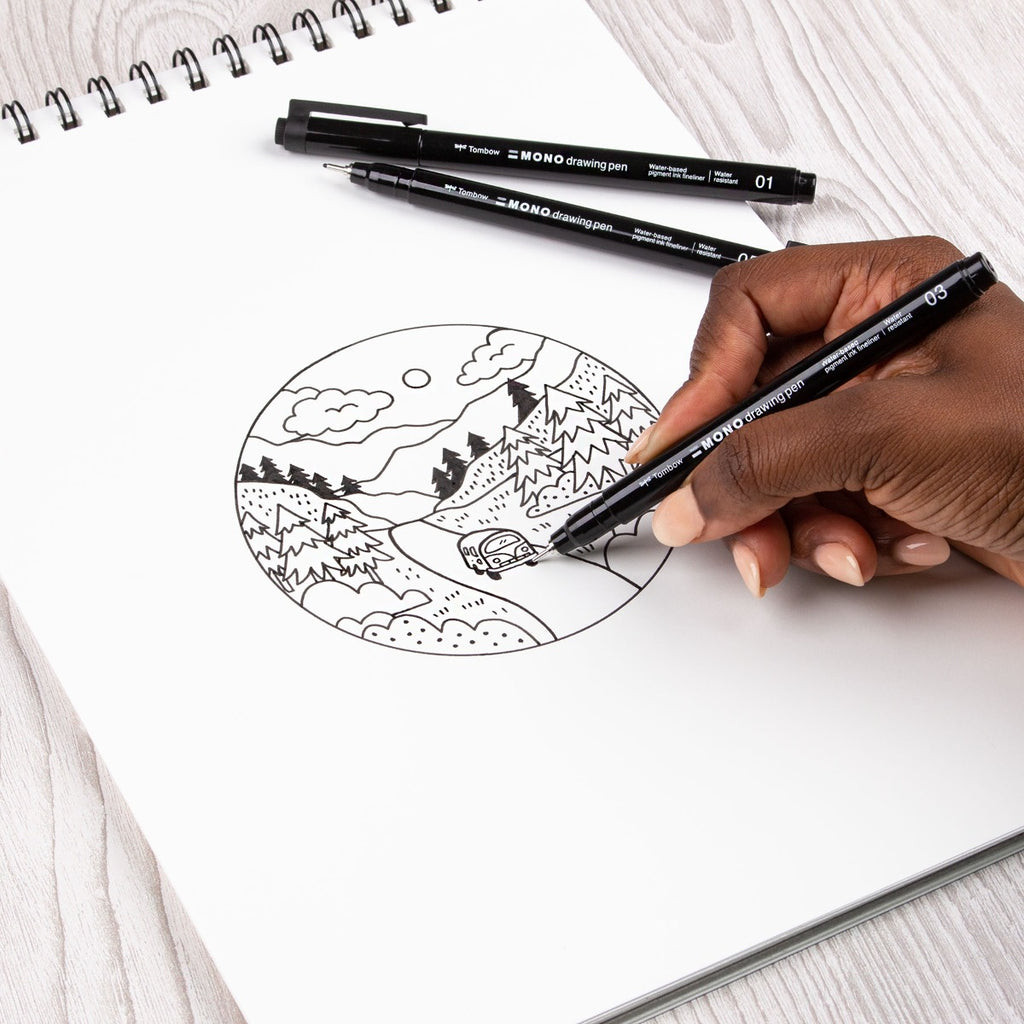 MONO Drawing Pen, 3-Pack