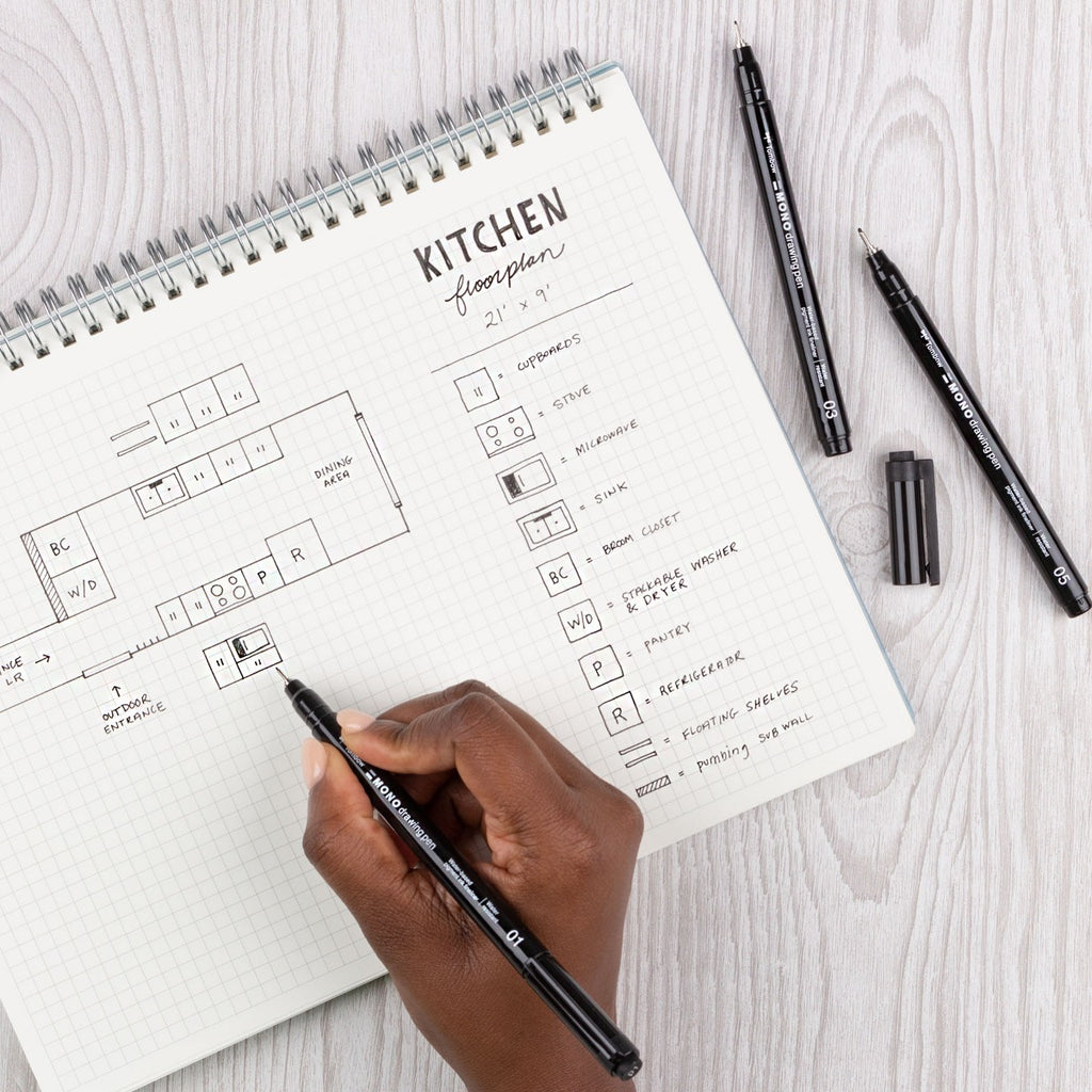 MONO Drawing Pen, 3-Pack