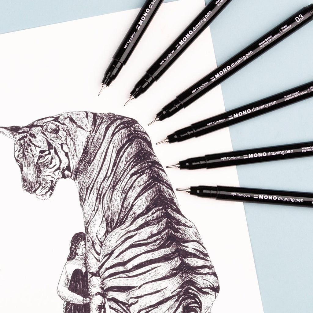 MONO Drawing Pen, 6-Pack