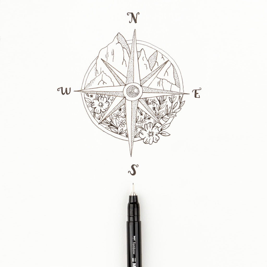 MONO Drawing Pen, 005, 2-Pack