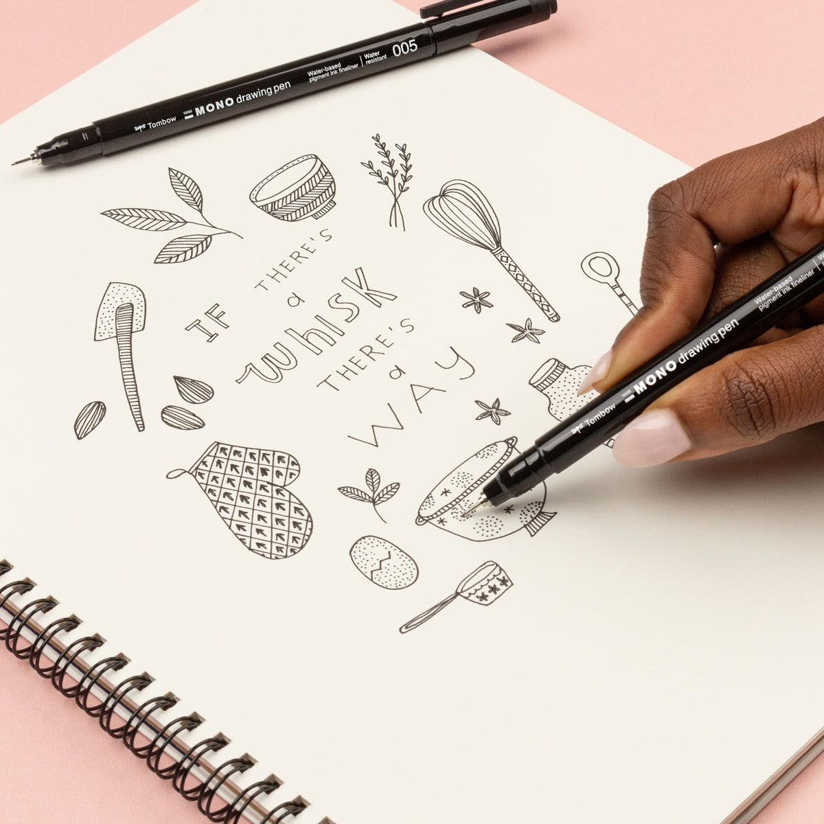 MONO Drawing Pen, 005, 2-Pack