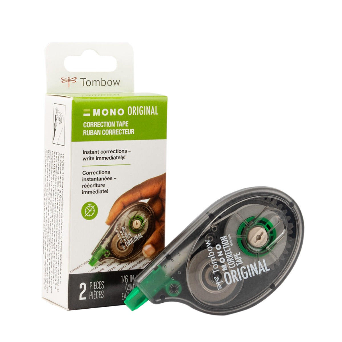 MONO Correction Tape Original, 2 Pack