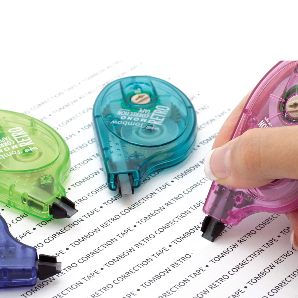 MONO Correction Tape Retro, 4-Pack