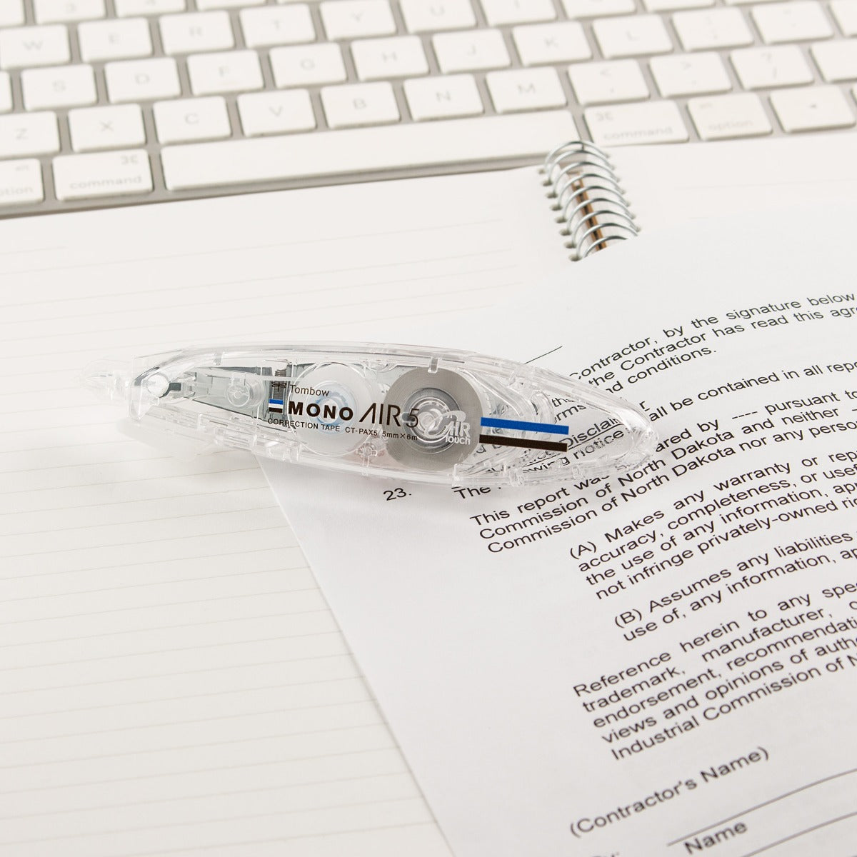 MONO Air Touch Refillable Correction Tape, Pen-Style Applicator