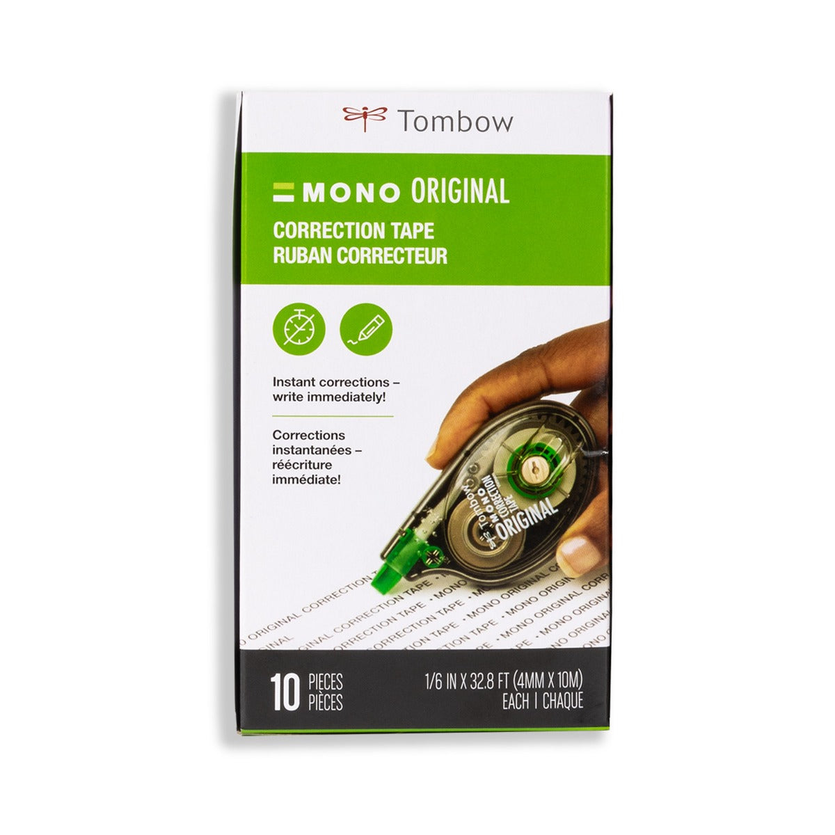 MONO Correction Tape, Original, 10- Pack