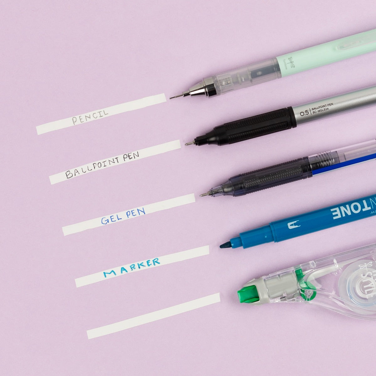 MONO Correction Tape Hybrid Style, 10-Pack