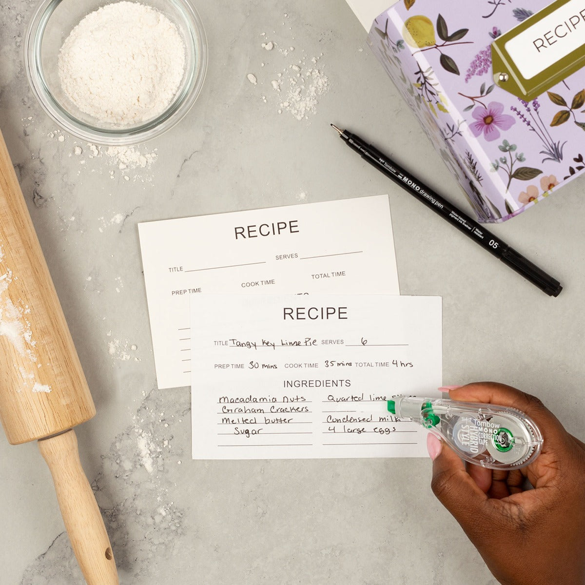 MONO Correction Tape Hybrid Style, 10-Pack