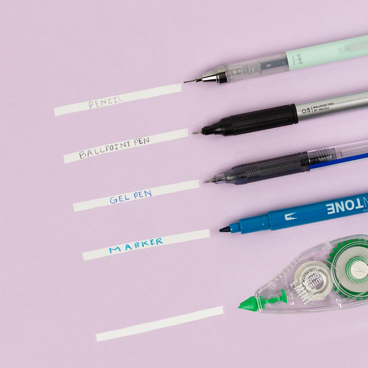 MONO Correction Tape, Mini, 10- Pack