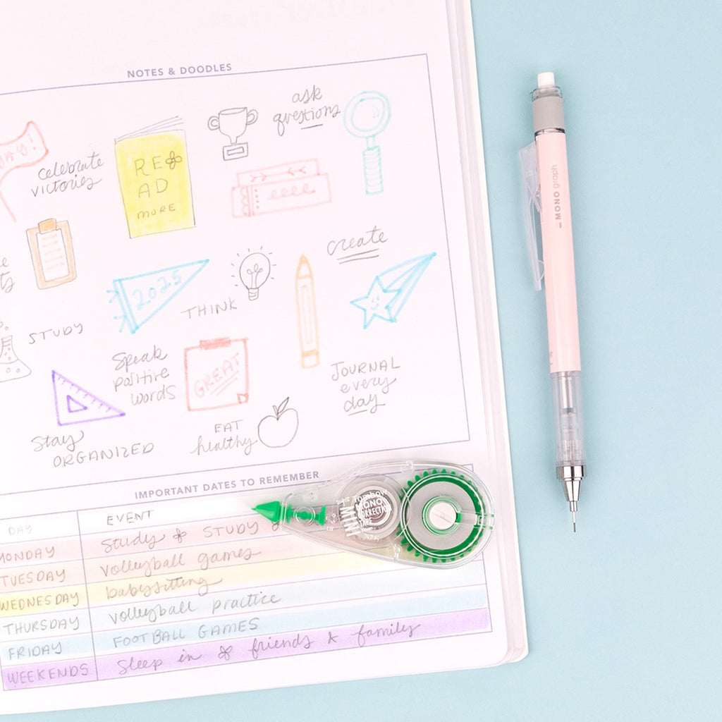 MONO Correction Tape, Mini, 10- Pack