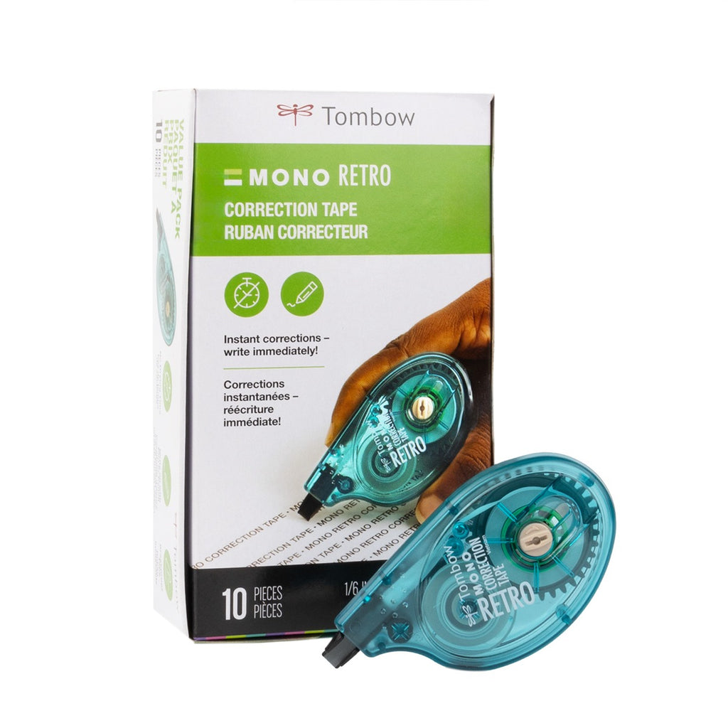 MONO Correction Tape, Retro, 10- Pack
