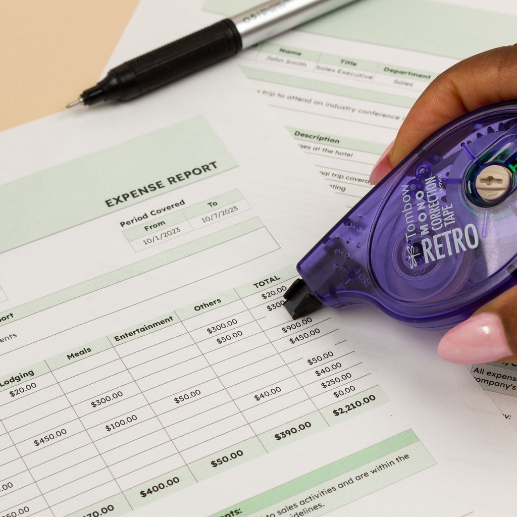 MONO Correction Tape, Retro, 10- Pack