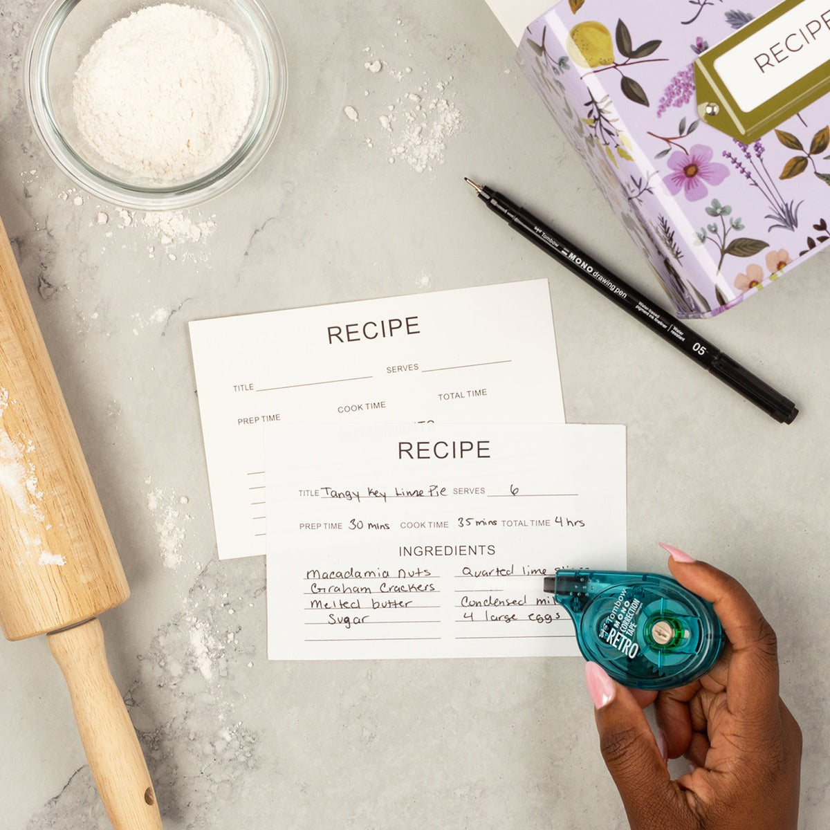 MONO Correction Tape, Retro, 10- Pack