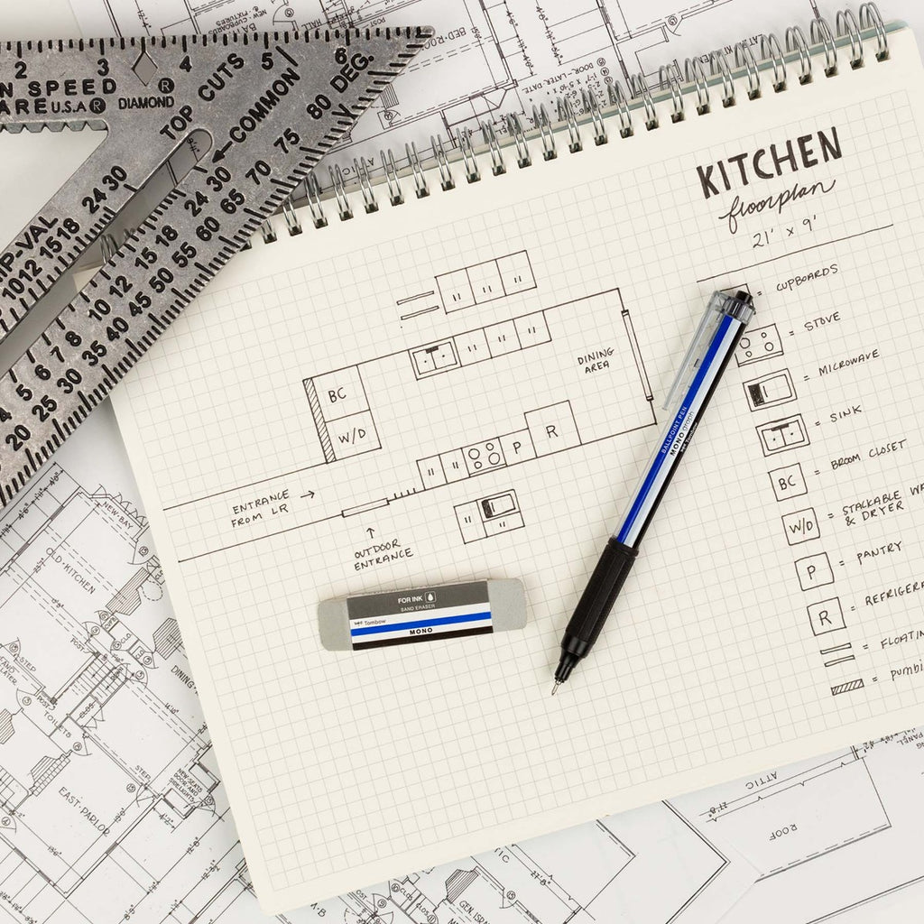 MONO Sand Eraser, 3-Pack