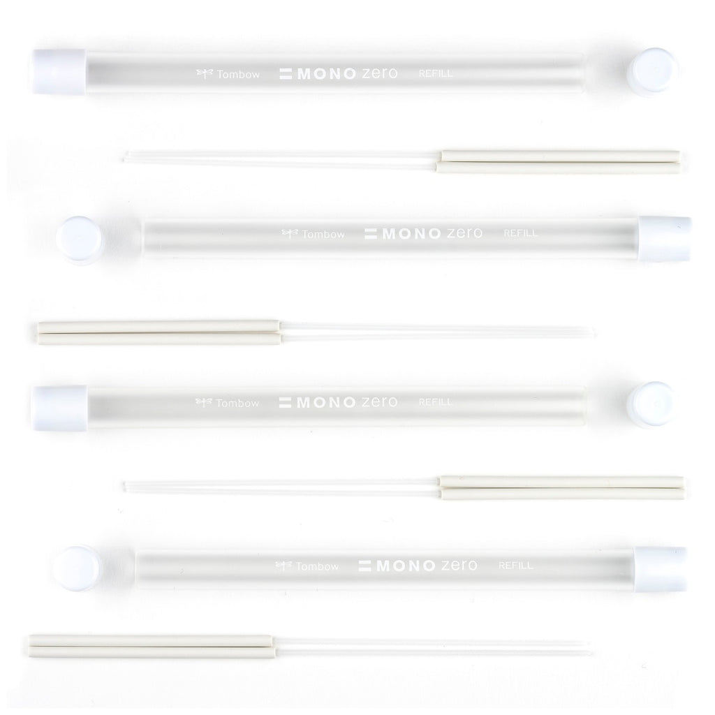 Refill, MONO Zero Eraser, Round Tip, 4-Pack