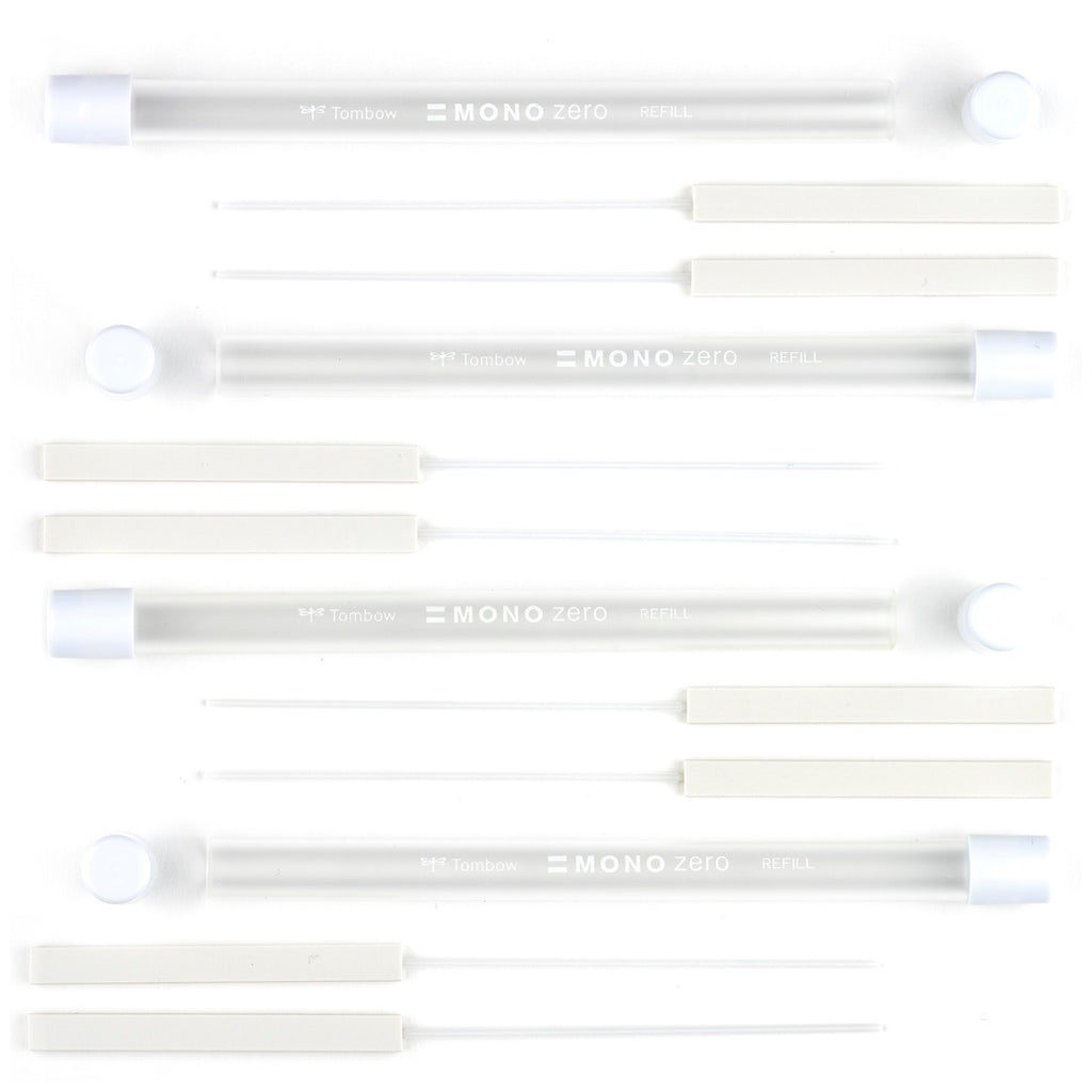 Refill, MONO Zero Eraser, Rectangle Tip, 4-Pack