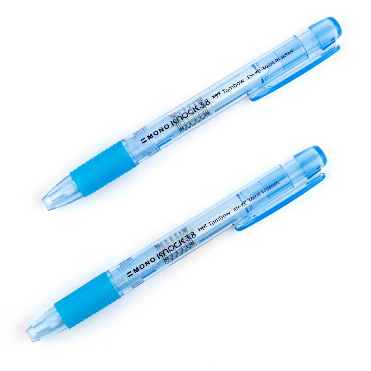 MONO Knock Eraser, Blue, 2-Pack