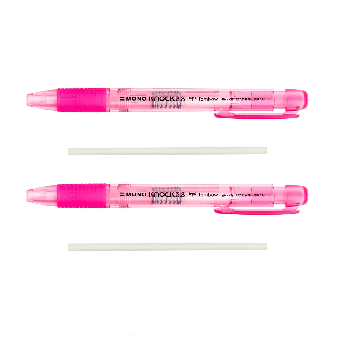 MONO Knock Eraser, Pink, 2-Pack