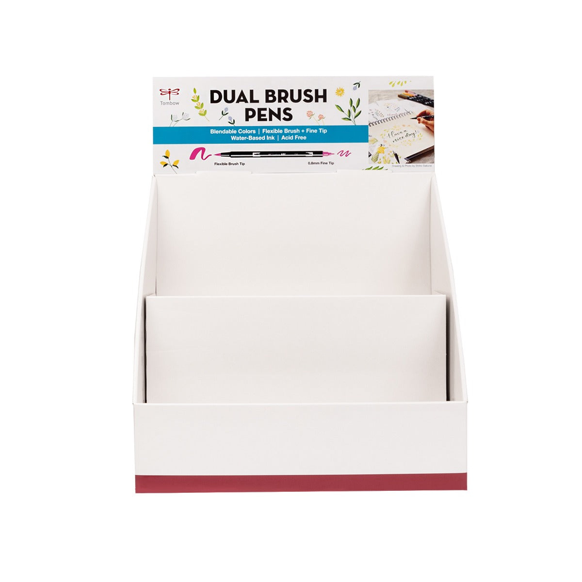 Dual Brush Pen Tabletop Display