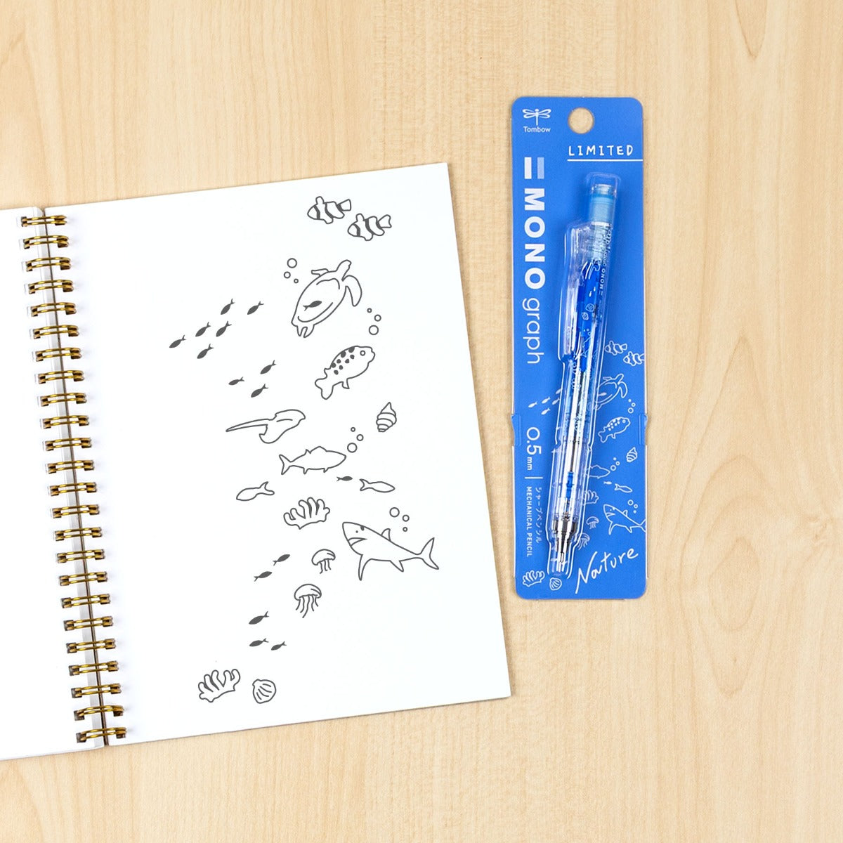MONO Graph Mechanical Pencil, Nature, Ocean
