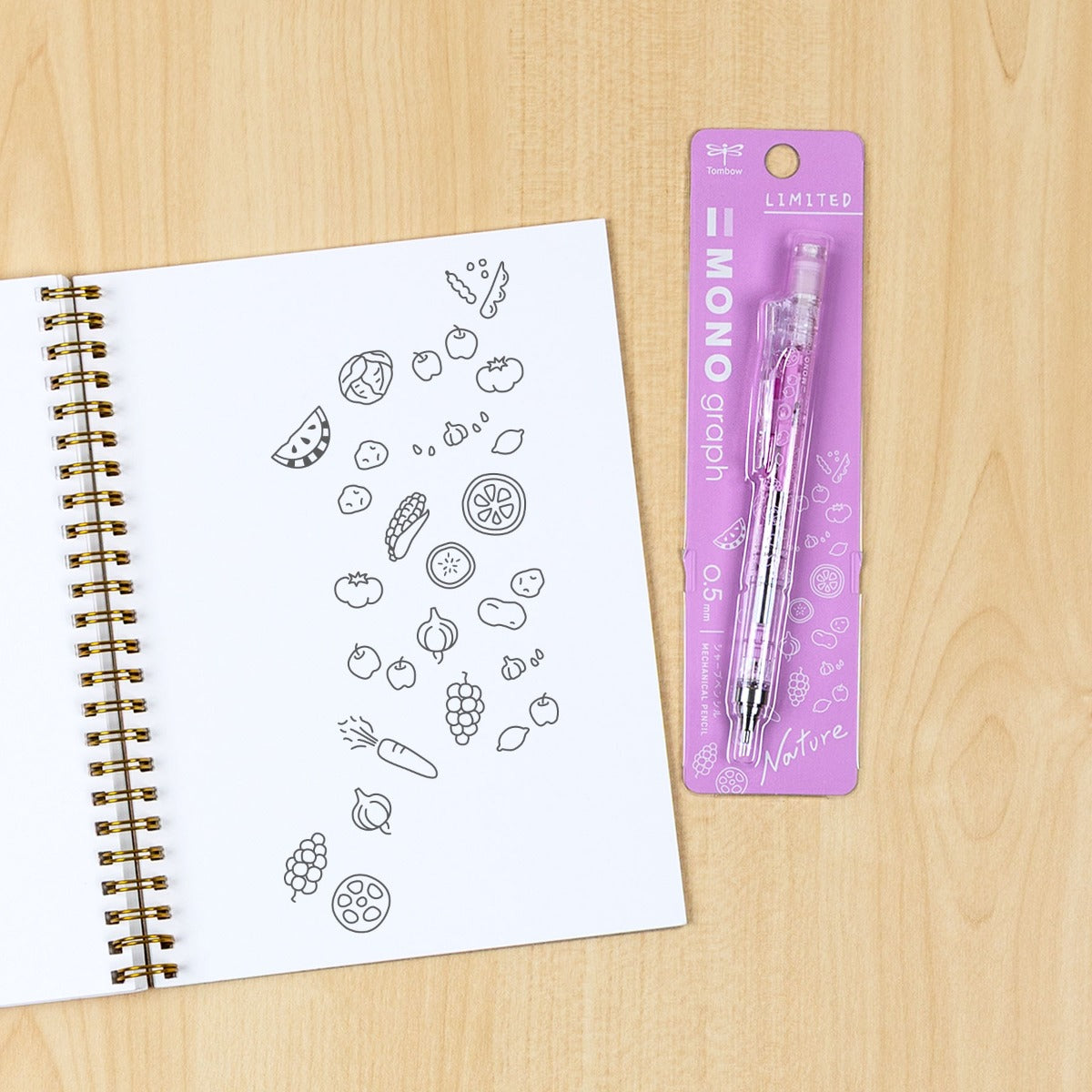 MONO Graph Mechanical Pencil, Nature, Fruit